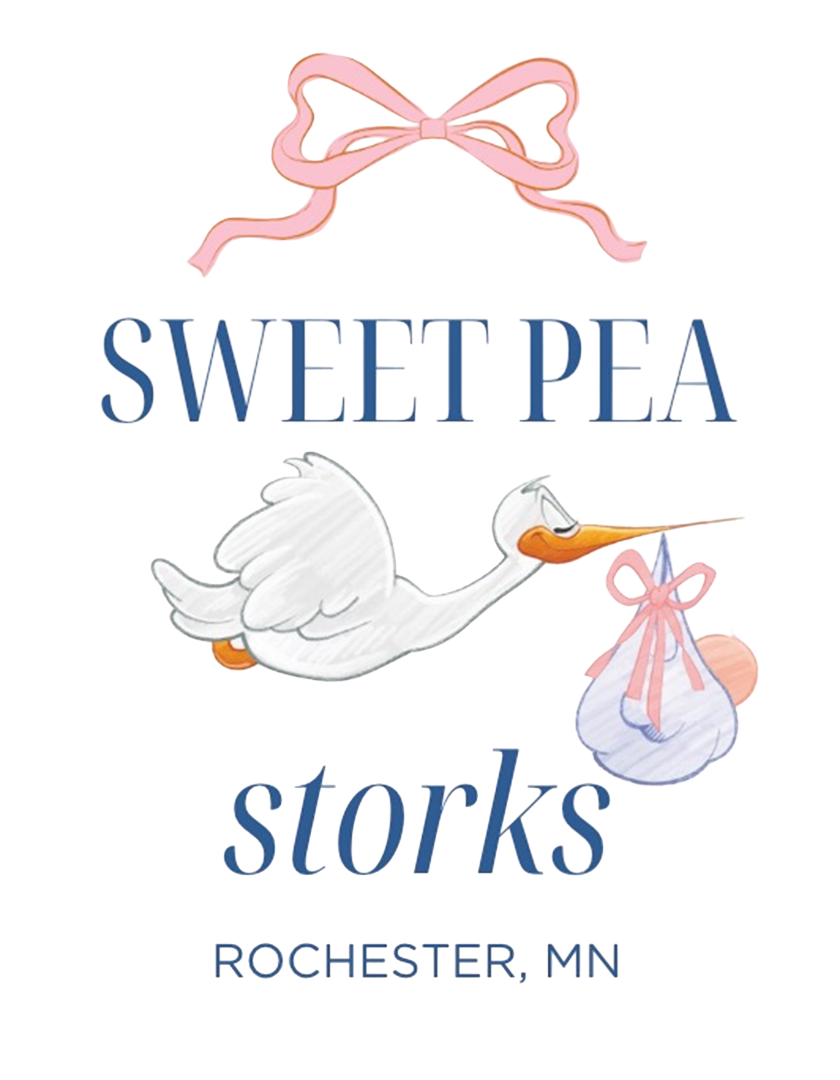 Sweet Pea Storks Logo